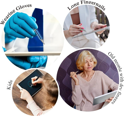 Stylus for Touch Screens, 5Pcs Mini Stylus Pen with Keychain Portable Precision Capacitive Stylus for Cell Phone Tablets Universal Touch Pen for T...