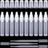 Sabary 10 Pcs Refillable Paint Markers 10 mm Empty Acrylic Markers Blank Flat Head Graffiti Markers White Fillable Paint Pen with 5 Pcs 3 ml Dropp...