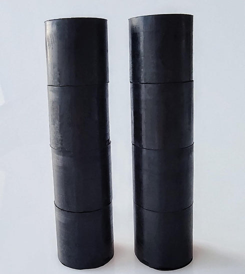 Multi Purpose Rubber Spacer 1 3/16 Inch OD x 3/8 Inch ID x 1 3/16 Inch Thickness Rubber Bushing Anti Vibration Spacer Black Round Neoprene Rubber ...