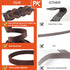 Leather Dog Leash, 5ft/6ft/8ft Braided Leather Leash for Dogs, Heavy Duty Dog Leashes with Rotating Clasp, Soft and Durable Leather Dog Training L...