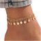 Boho Layered Disc Ankle Gold Sequins Ankle Bracelet Multilayer Tassel Ankle Chain Summer Beach Barefoot Sandals Chain Foot Jewelry for Women...