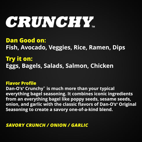 Dan-O’s Seasoning Crunchy | Medium Bottle | 1 Pack (8.9 oz)...