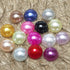 Chenkou Craft 900pcs Assorted 15 Colors 8mm immitaton Half Pearl Bead Flat Back Gem Scrapbook Craft DIY Beads Nail Art+ Plastic Box (8mm)...