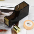 Acrylic Black Tape Dispenser Gold for Desk Masking Tape Cutter Holder 1-Inch Core Office Tape Dispenser...
