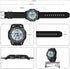 Beeasy Digital Watch Waterproof with Stopwatch Alarm Countdown Dual Time, Ultra-Thin Super Wide-Angle Display Digital Wrist Watches for Men Women...