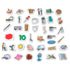 Junior Learning Rainbow CVC Objects Magnetic Foam Set, 40 Pieces, Ages 4-5, Phonics, Pre K-K...