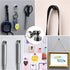 Grtard 16Pcs Black Magnetic Push Pins, Strong Fridge Magnets, Black Refrigerator Magnets, Small and Strong Whiteboard Magnets for Locker,Office, S...