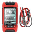 Digital Multimeter, DC AC Voltmeter, High Accuracy Automatic Fire Prevention Tester Kit with Backlight LCD Display, Receptacle Tester, Test Leads ...