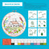 4 Pack Embroidery Starter Kit with Pattern for Beginners, Beginner Embroidery Kit for Adults, Cross Stitch Kits Hand Embroidery Kit Needlepoint Ki...