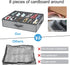 Under Bed Shoe Storage Organizer for Closet Fits 24 Pairs-Sturdy Underbed Shoe Containers Boxes Organizador De Zapatos with Clear Cover,Set of 2, ...