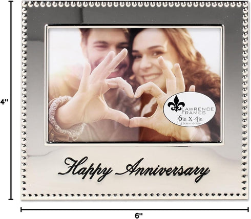 Lawrence Frames 4x6 Happy Anniversary Picture Frame (290264)...
