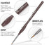 Nicpro 15 PCS Micro Fine Detail Paint Brush Set, Small Miniature Fine Tip Detail Brushes Kit for Acrylic Oil Watercolor, Models, Paint by Numbers,...