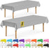 DecorRack 2 Rectangular Tablecloths BPA-Free Plastic, 54 x 108 inch, Dining Table Cloth, Rectangle Table Cover for Parties, Picnic, Camping and Ou...
