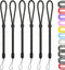 Hand Wrist Strap Lanyard, 6 Pack 9.5inch Adjustable Nylon Wristlet Straps Keychain String for Cell Phone Case Holder, AirPods Pro 2 2022, Camera, ...