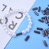 50pcs Gun Black Screw Twist Clasps Brass Barrel Tube Fastener Cord End Caps Jewelry Clasps Decorative Accessories for DIY Bracelet Necklace Craft ...