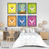 PoyBux Design,Baby Shark Art Poster Drucke, Set von 6 (ungerahmt) (20.3x25.4 cm), Kinderzimmer-Wandkunst-Dekoration, Kinderzimmer Heimdekoration.,...