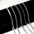 Ankle Bracelet for Women 14K Real Sterling Silver Plated Anklet Bracelets for Women Waterproof Cuban Link Chain Anklets Set for Women Summer Jewel...