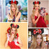 Mouse Ears,Mouse Ears Headband,Halloween Headbands for Women,2 Pcs Mouse Ear Costume Headbands for Christmas Birthday Party,Shiny Sequin Bow Mouse...