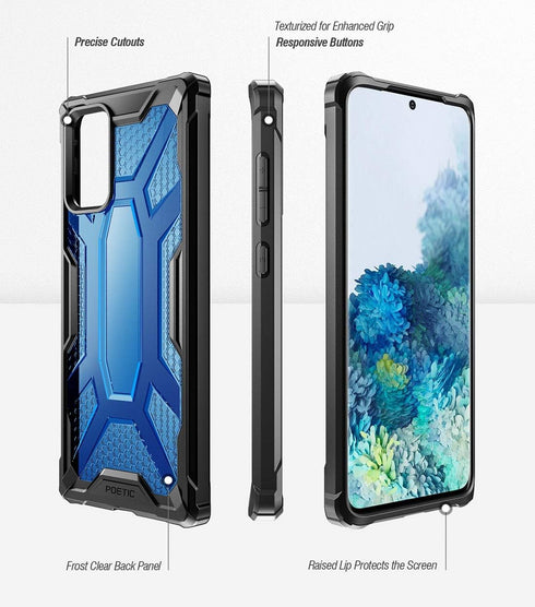 Poetic Affinity Series Designed for Samsung Galaxy S20 Plus/Galaxy S20+ Case, Rugged Lightweight Military Grade Hybrid Protective Bumper Cover, Co...