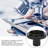 Zyyini Microscope Lens Adapter, Aluminium Alloy Black 23.2mm T-Mount Microscope to for Nikon F-Mount SLR Camera Biological Microscope Adapter Ring...