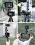 Mini Ball Head, ULANZI H28 Panoramic Tripod Head + Dual Hot Shoe Mount DSLR Camera Mount Adapter Photograph Attachment Accessories for Gopro Cam C...