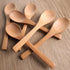 HANSGO 6PCS Small Wooden Spoons, Small Soup Spoons Serving Spoons 6inch Wooden Teaspoon for Coffee Tea Jam Bath Salts...
