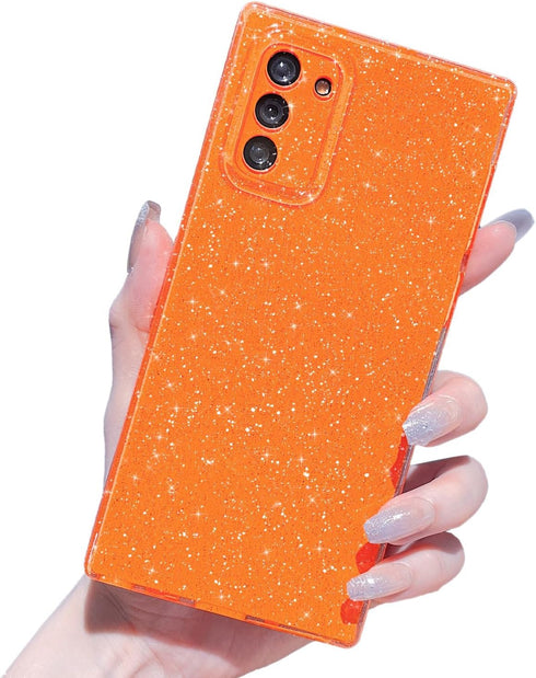 MINSCOSE Compatible with Samsung Galaxy Note 10 Case,Cute Bling Glitter Thin Slim Shockproof TPU Sparkly Cover for Women Girl for Galaxy Note 10 6...
