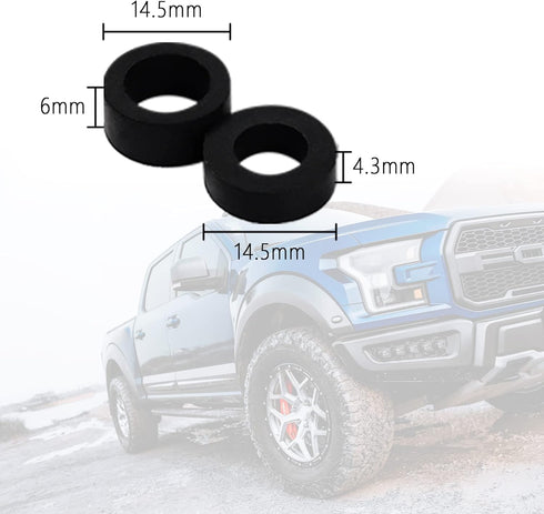 13 PCS Truck Antenna Adapter Accessories for Truck/Car Kit,11 Screws&2 Rubber Washers Replacement for Toyota,Jeep,Wrangler,Denali,Tantu,Douqi,Ford...