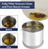1.2L Bacon Grease Saver Container with Fine Mesh Strainer and Non-slip Silicone, Cooking Oil Keeper Grease Fat Storage Filter Container for Kitche...