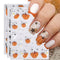 JMEOWIO 3D Embossed Halloween Nail Art Stickers Decals Self-Adhesive Pegatinas Uñas 5D Cute Pumpkin Ghost Flower Spook Nail Supplies Nail Art Desi...