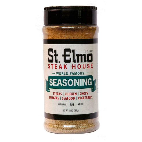 St Elmo Steak House Seasoning, Flavorful Rub for Steaks, Burgers, Chicken, Seafood, and More - 13 OZ...