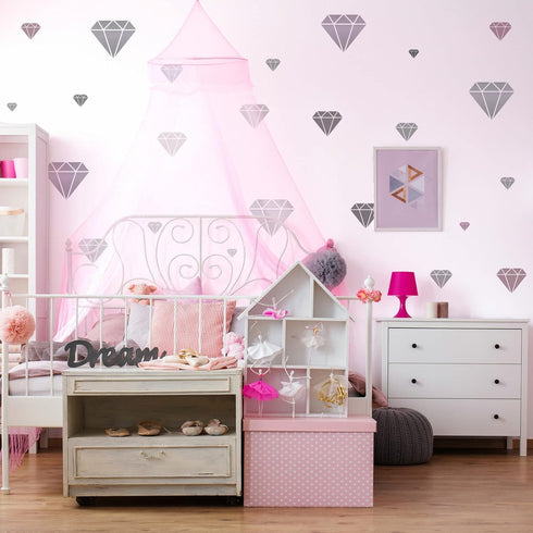 5pcs Reusable Painting Stencils,Plastic Art Craft Templates on Wood Wall Fabric Paper Home Décor DIY 4" to 12" (Triangle)...