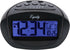Equity by La Crosse 31022 Insta-Set LCD Alarm Clock, Black...