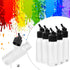 T Tulead Plastic Jar Bottles 30ml Dual-Action Adapters Airbrush Bottles Pack of 10 with Caps...