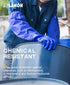 LANON 26" Elbow Length PVC Chemical Resistant Gloves, Heavy-Duty Long Rubber Gloves, Acid, Alkali & Oil Protection, XL...