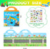Sticker Book for Kids Ages 4-8, Reusable Sticker Books Educational Toys Learning Books, Space, Vehicles and Dinosaurs Stickers Book for Toddlers K...