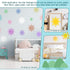 Chunful 9 Pcs Sun Stencil Reusable Sun Stencil Decoration Template Plastic Square Sun Drawing Painting Stencils for Painting Wood Floor Wall Fabri...