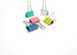 Mini Binder Clips Colorful Metal Clamp (Mini, 50 PCS)...