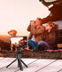 Magnetic Tripod Mount with Cold Shoe, Adjustable Phone Camera Holder, Cell Phone Tripod Holder Adapter for/Ring Light/Selfie Stick, Tripod Attachm...