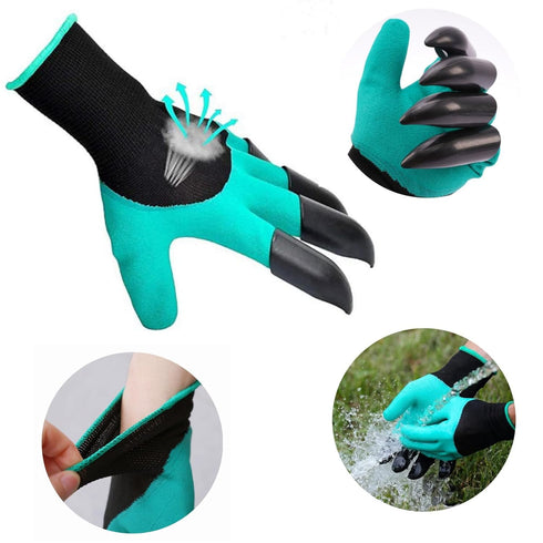 Garden Gloves with Claws, Breathable Gardening Work Gloves for Digging, Claw Gardening Gloves for Planting, Puncture Resistant Garden Gloves Best ...