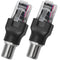 2PCS F Type to RJ45 8P Crystal Head Adapter Female to Male Coaxial Sleeve Converter for Cable Tester Monitor Digital Signal Compatible Black...