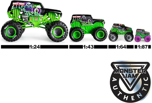 Monster Jam, Official Grave Digger Vs. Higher Education Die-Cast Monster Trucks, 1:64 Scale, Kids Toys for Boys Ages 3 and up...