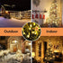iShabao Solar String Lights Outdoor, 33ft 100 LED Solar Fairy Lights 8 Modes Waterproof Christmas Lights for Garden, Patio, Home, Party, Wedding, ...
