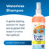 Pet-Ag Fresh ’n Clean Waterless Shampoo, Classic Fresh Scent - 12 oz - Rinse-Free, Anti-Tangle Spray - Gently Cleanses and Moisturizes with Aloe V...