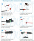 MUYI 10 Kit 3 Pin Way Waterproof Electrical Plugs 2.5mm Series Terminal Pins Weatherpack Connectors Automotive Replacement Kits with Spudger...