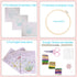 Bonroy Embroidery Kit for Beginners, 3 Sets embroidery Kit for Craft lover Handy stitch with Embroidery fabric with Pattern,full range accessories...
