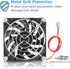 Gdstime 80mm x 80mm x 10mm DC 5V Brushless Cooling Fan 2PIN...