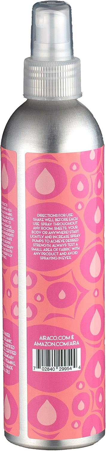 Aira Mist Love Spell Organic Room Spray - Essential Oil Spray with Therapeutic Essential Oils - Air Freshener - Living Room Spray & Bathroom Spray...