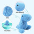 Blue Dinosaur Stuffed Animal, Dinosaur Party Favors, Baby Dinosaurs for Kids 3-5, 9" Cute Soft Stuffed Dinosaur Plush Toy for Kids/Boys, Xmas Birt...