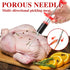 Meat Injector Syringe, 1-oz Plastic Marinade Turkey Injector Kit, 2 Marinade Injector Needles for BBQ Grill by QPMR...